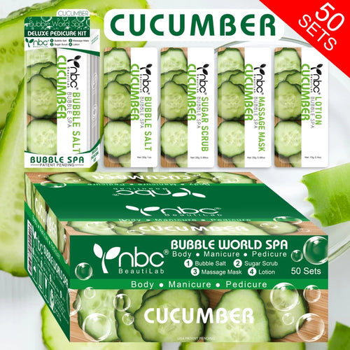 NBC Bubble World 4 in 1 Spa Fresh Cucumber Case 50pack