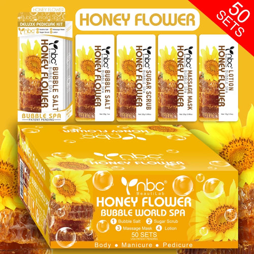 NBC Bubble World 4 in 1 Spa Honey Flower Case 50pack