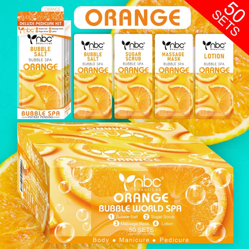 NBC Bubble World 4 in 1 Spa Juicy Orange Case 50pack