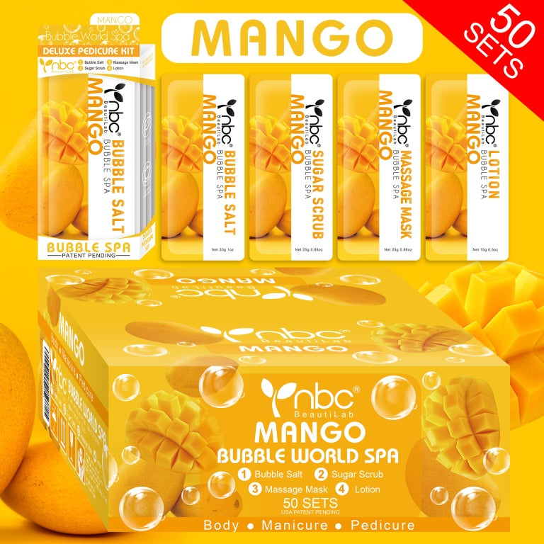 NBC Bubble World 4 in 1 Spa Mango Delight Case 50pack