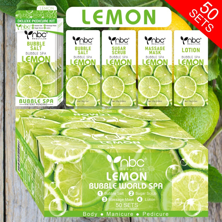 NBC Bubble World 4 in 1 Spa Zesty Lemon Case 50pack