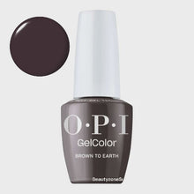 Load image into Gallery viewer, OPI GelColor Inteli-Gel Brown to Earth 0.5 oz #GCF004