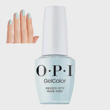 Load image into Gallery viewer, OPI GelColor Inteli-Gel Mexico City Move-mint 0.5 oz #GCM83