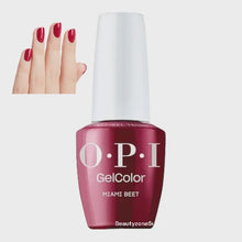 Load image into Gallery viewer, OPI GelColor Inteli-Gel Miami Beet 0.5 oz #GCB78