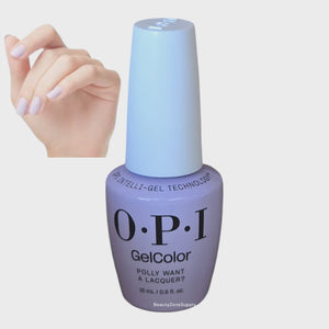 OPI GelColor Inteli-Gel Polly Want a Lacquer? 0.5 oz #GCF83