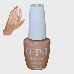 OPI GelColor Inteli-Gel Worth a Pretty Penne 0.5 oz #GCV27