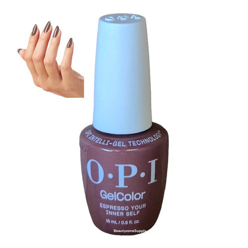 OPI GelColor Inteli-Gel Espresso Your Inner Self 0.5 oz #GCLA04