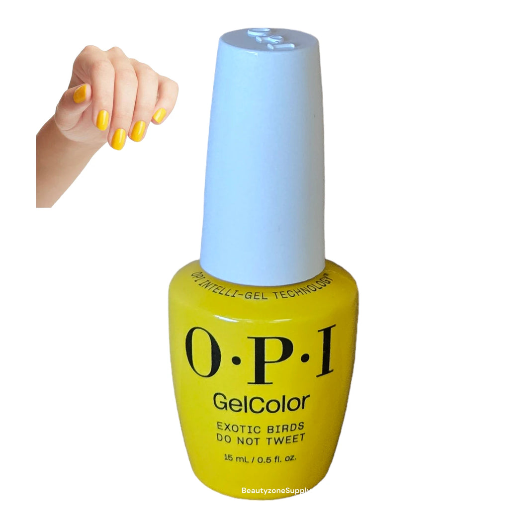 OPI GelColor Inteli-Gel Exotic Birds Do Not Tweet 0.5 oz #GCF91