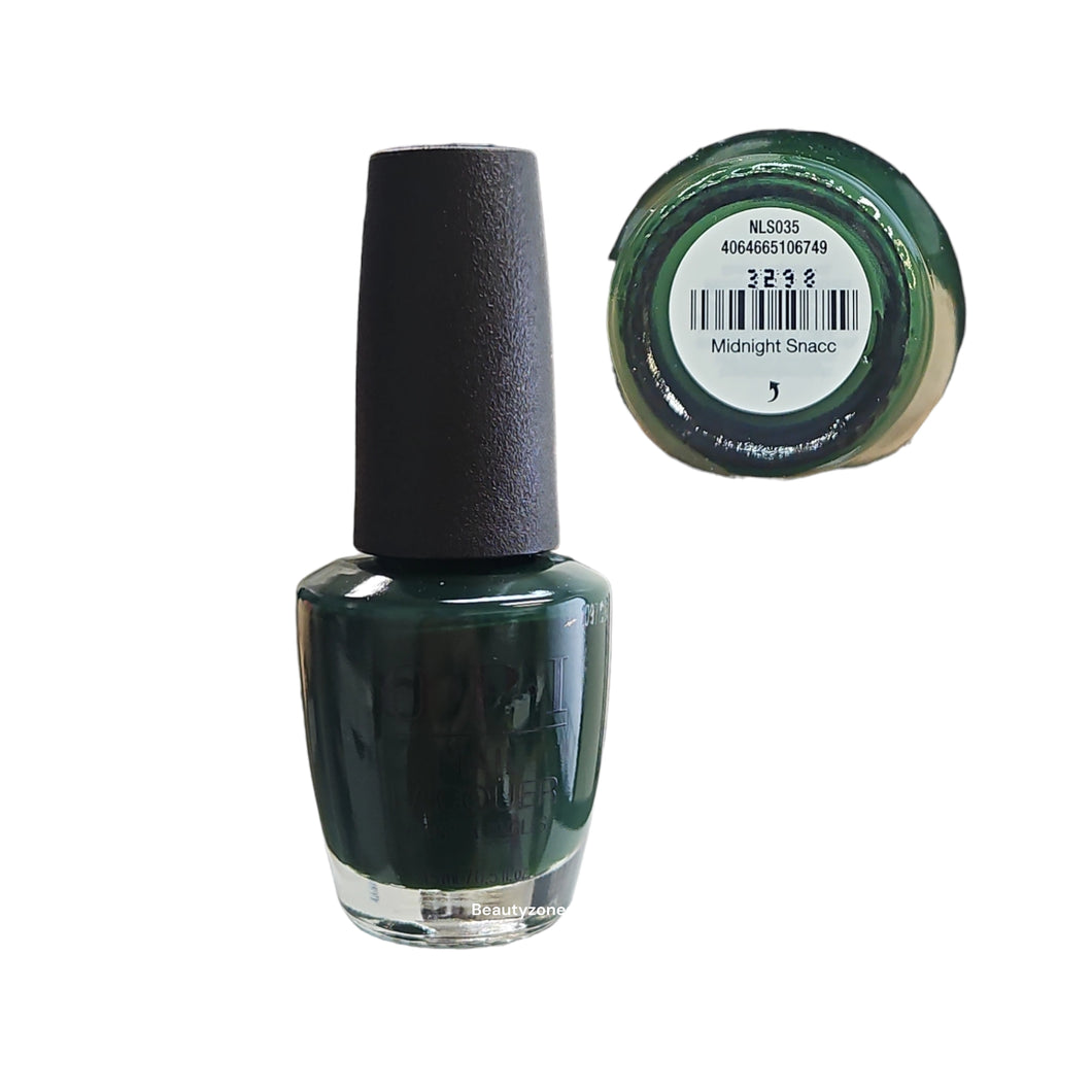 OPI Nail Lacquer Midnight Snacc 0.5 oz #NLS035