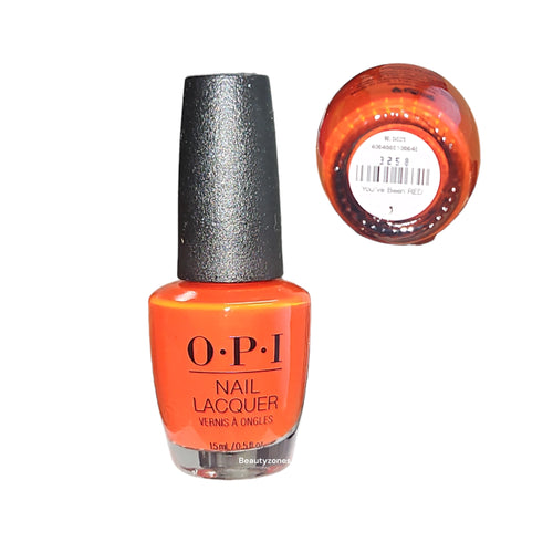 OPI Nail Lacquer You've Been RED 0.5 oz #NLS025