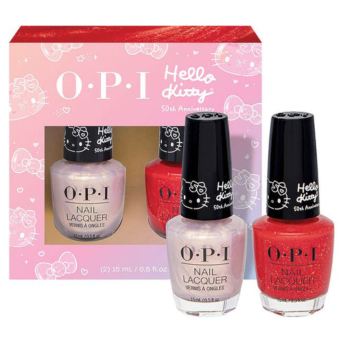 Opi Nail lacquer Duo Let's Be Friends Forever & Hello Kitty, Hello Pretty DCHK02