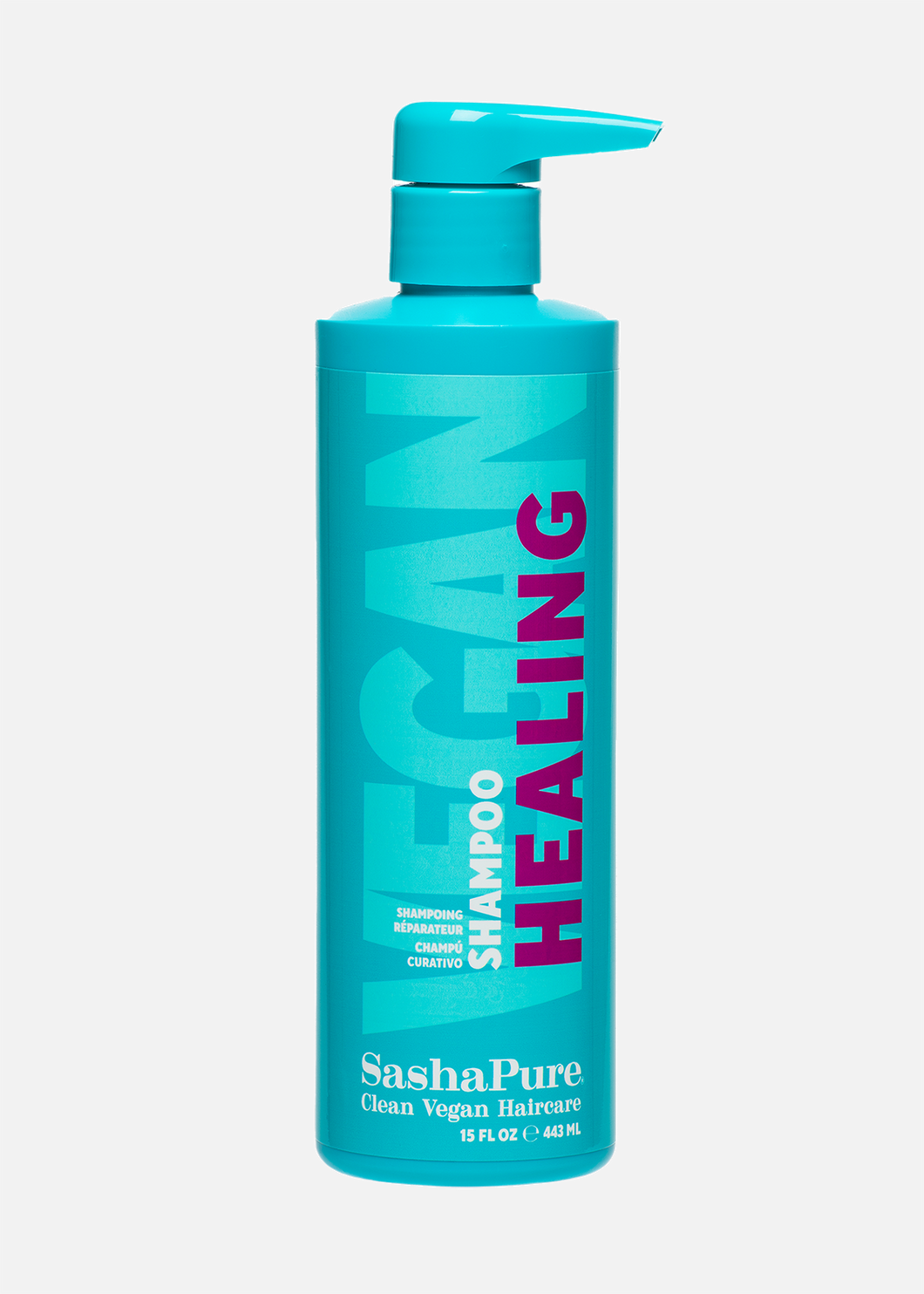 Sashapure Healing Shampoo 15oz  SPH-BHS-15