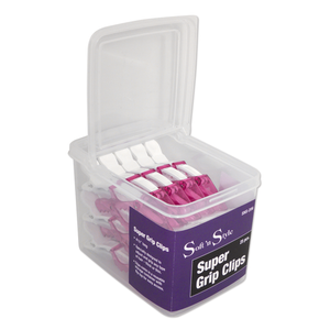 Soft n Style 4-1/2" Super Grip Clips 25 In A Container #SNS-206