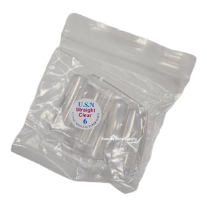 Straight Clear Nail Tips Refill 50 pc /Bag