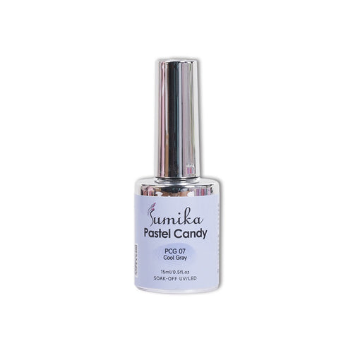 Sumika Pastel Candy Gel Polish Cool Gray 0.5 oz #PCG07