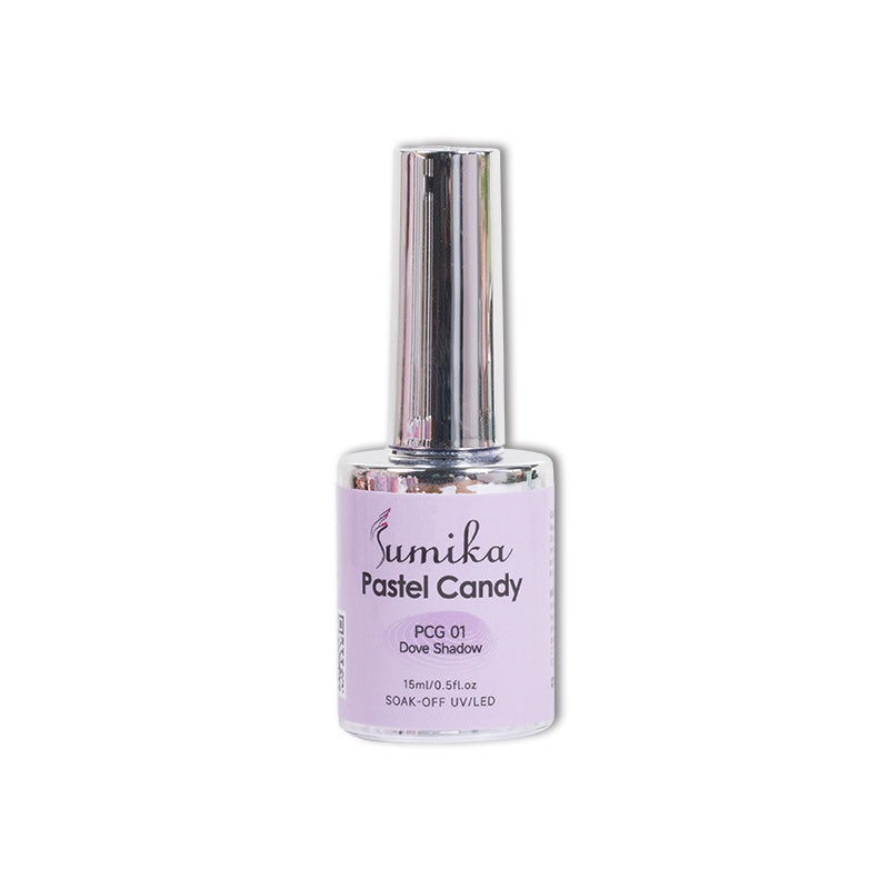 Sumika Pastel Candy Gel Polish Dove Shadow 0.5 oz #PCG01