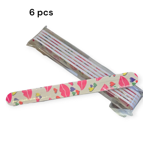 Tropical Shine Lips Nail File 180/240 Bag 6 pcs #707564