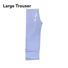 Load image into Gallery viewer, Unisex Blue Scrub Trousers and Shirt