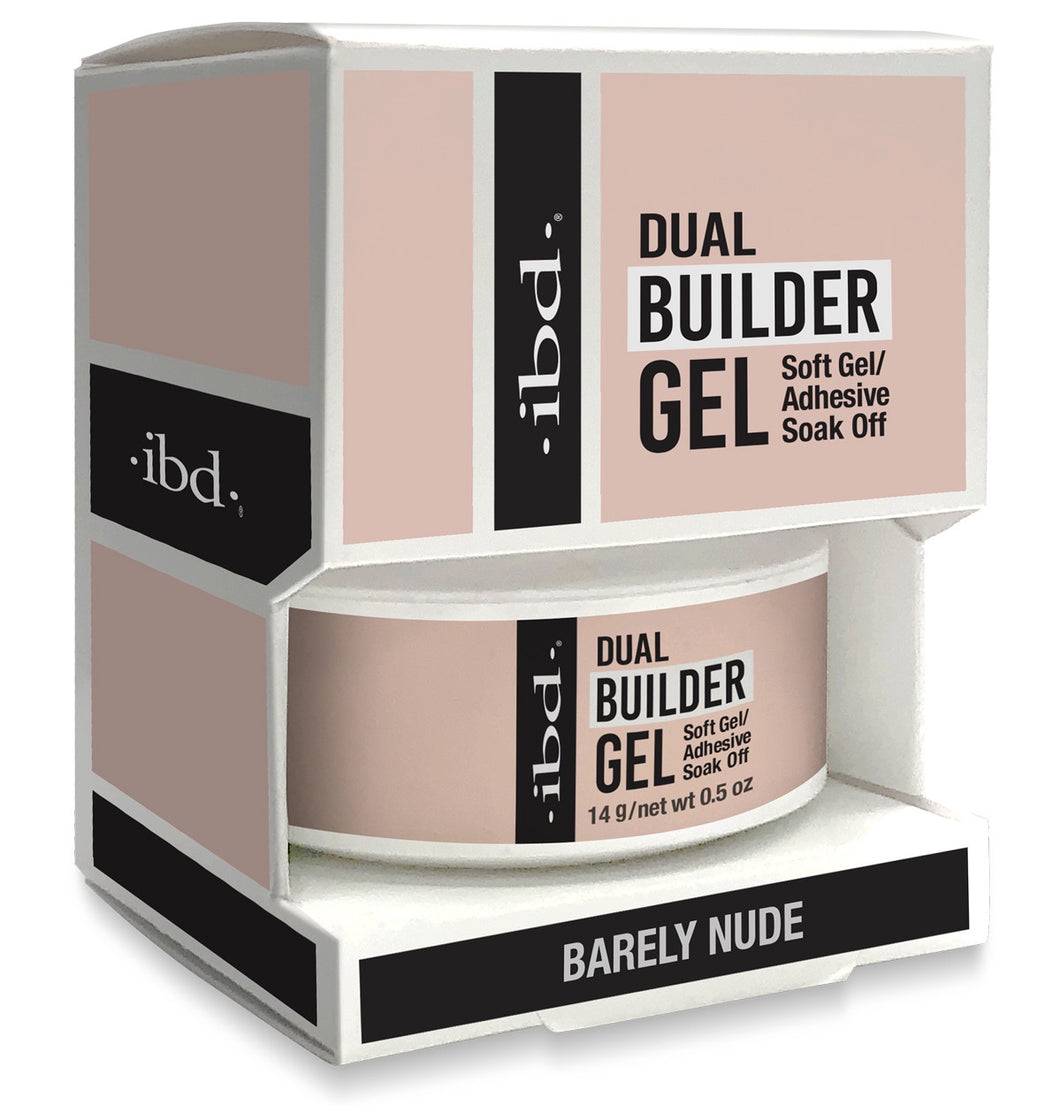 ibd Dual Builder Gel Barely Nude Jar 0.5 oz #36322