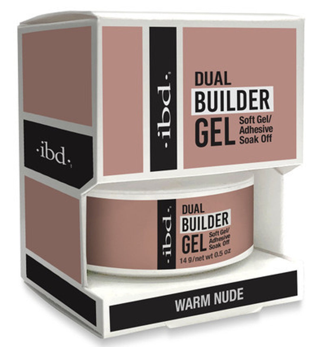 ibd Dual Builder Gel Warm Nude Jar 0.5 oz #36323