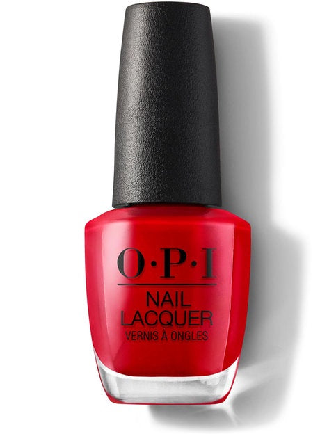 OPI Nail Lacquer, Nln25-Big Apple Red - 0.5 oz bottle