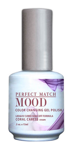 Perfect Match Mood CORAL CARESS 0.5 oz MPMG11-Beauty Zone Nail Supply