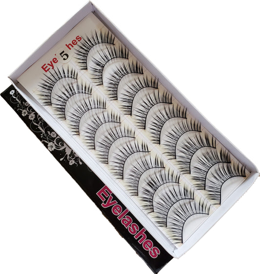 BeautyZone Best Fake False Eyelashes 10 Pair #05-Beauty Zone Nail Supply