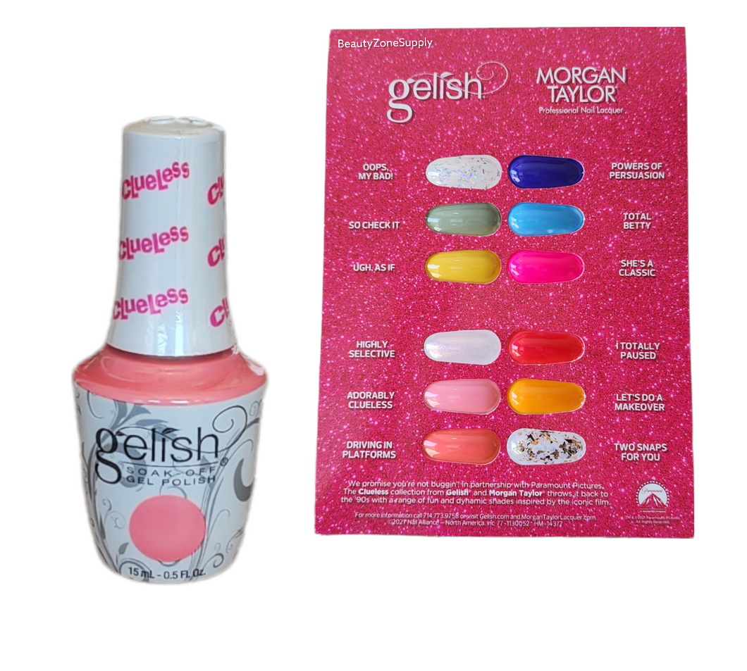 Harmony Gelish Soak Off Gel Polish Adorably Clueless 0.5Oz/15Ml #456