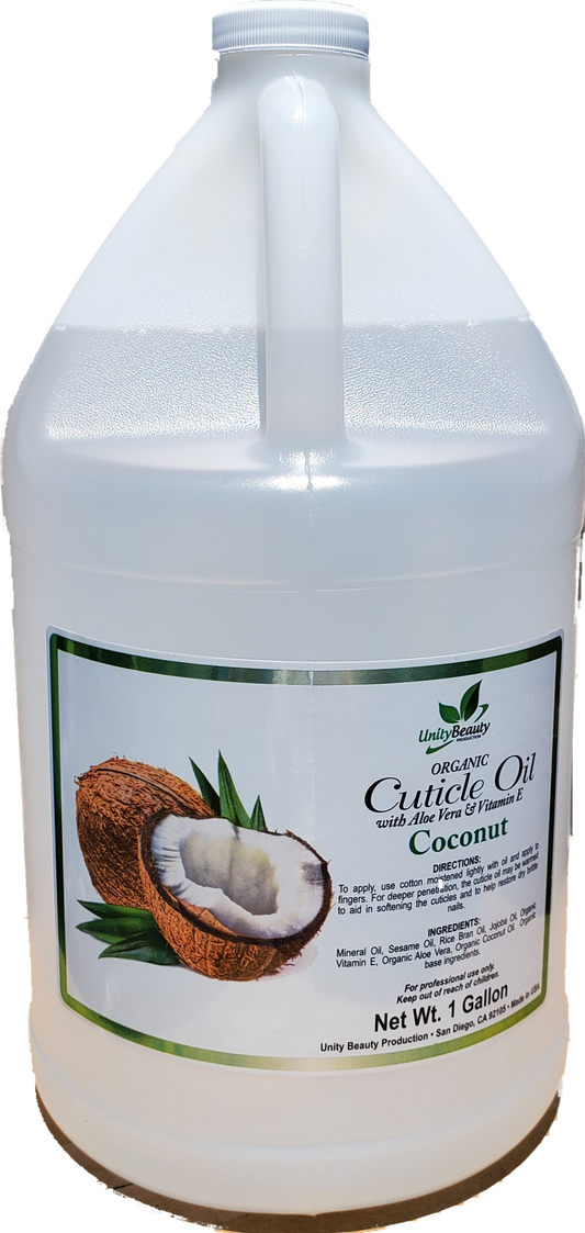 Unity Cuticle Oil Clear Coconut Gallon-Beauty Zone Nail Supply