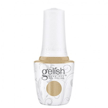 Gelish Soak Off Gel gilded in gold - gold metallic 15 mL | .5 fl oz#1110374-Beauty Zone Nail Supply