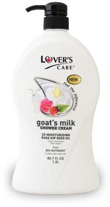 Lover's Care Goat's Milk Shower Cream Rose Hip Seed Oil 40.7 oz