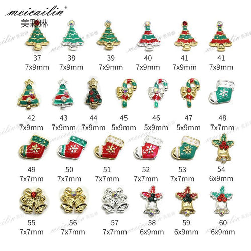 Misscheering Nail Art Charm Holiday 12pcs