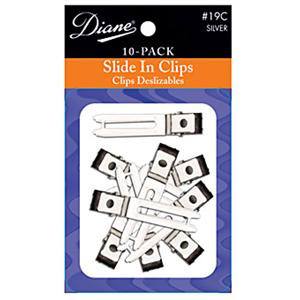 Diane Double Prong Slide In Clips 1-3/4 10PK #D19C