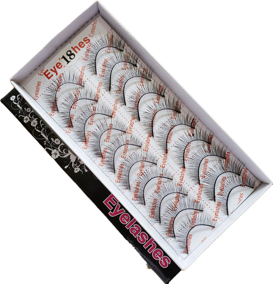 BeautyZone Best Fake False Eyelashes 10 Pair #18-Beauty Zone Nail Supply