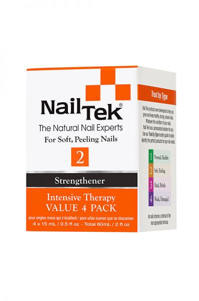 Nail Tek Intensive Therapy 2 Strengthener Pro Pack 4/0.5 oz #55808