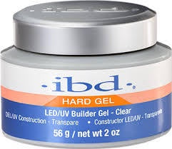 Ibd Hard Gel LED / UV Builder Gel Clear 2 oz #61178-Beauty Zone Nail Supply