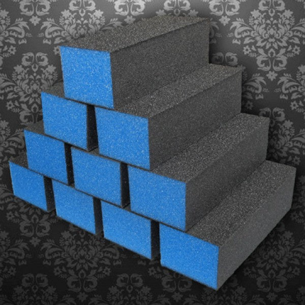 D20 Dixon buffer 3 way Blue Black grit 280/280 500 pcs-Beauty Zone Nail Supply