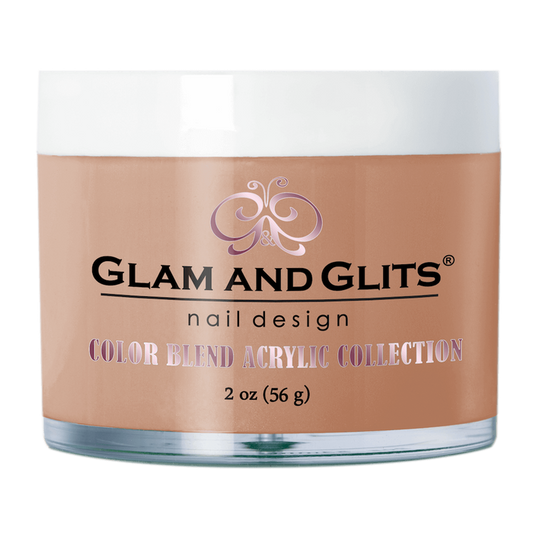 Glam & Glits Acrylic Powder Color Blend (Cover) 2 oz Chestnut - BL3050-Beauty Zone Nail Supply