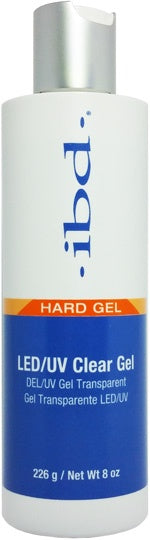 Ibd Hard Gel LED / UV Builder Gel Clear 8 oz #65614-Beauty Zone Nail Supply