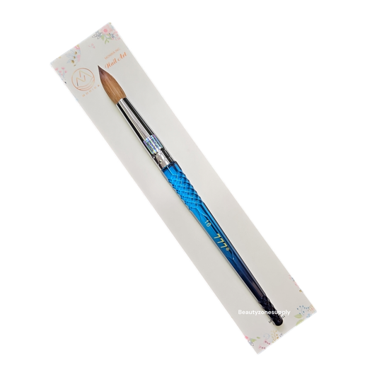 777 kolinsky acrylic nail brush Blue Handle size 16