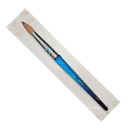 777 kolinsky acrylic nail brush Blue Handle size 18