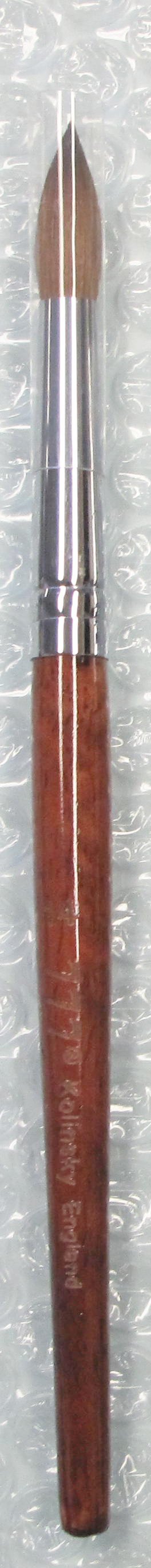 777 kolinsky acrylic nail brush red wood size 14 - BeautyzoneNailSupply