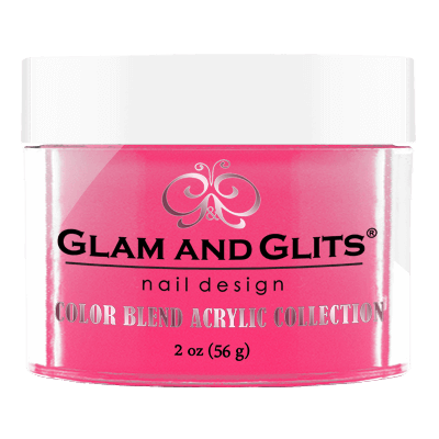 Glam & Glits Acrylic Powder Color Blend Pink-A-Holic 2 Oz- Bl3024-Beauty Zone Nail Supply