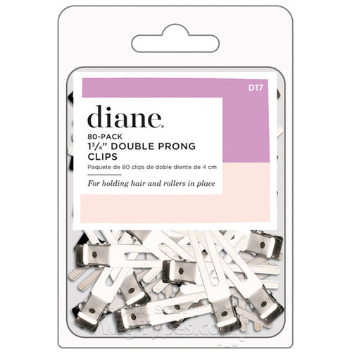 Diane Double Prong Clips 1-3/4 80 Pack #D17