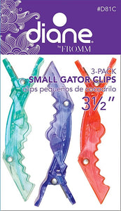 Diane Small Gator Clips 3 Count #D81C