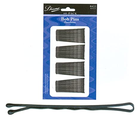 Diane Bob Pins Black 60 Pack D425