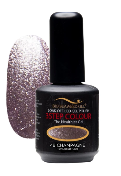 Bio Seaweed 3STEP Gel Polish 49 Champagne-Beauty Zone Nail Supply