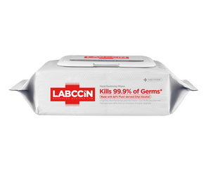 Labccin Hand Sanitizing Wipes kills 99.9% of Germ