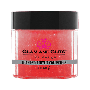 Glam & Glits Diamond Acrylic (Shimmer) 1 oz Orange Blossom - DAC77-Beauty Zone Nail Supply