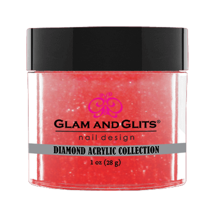 Glam & Glits Diamond Acrylic (Shimmer) 1 oz Orange Blossom - DAC77-Beauty Zone Nail Supply